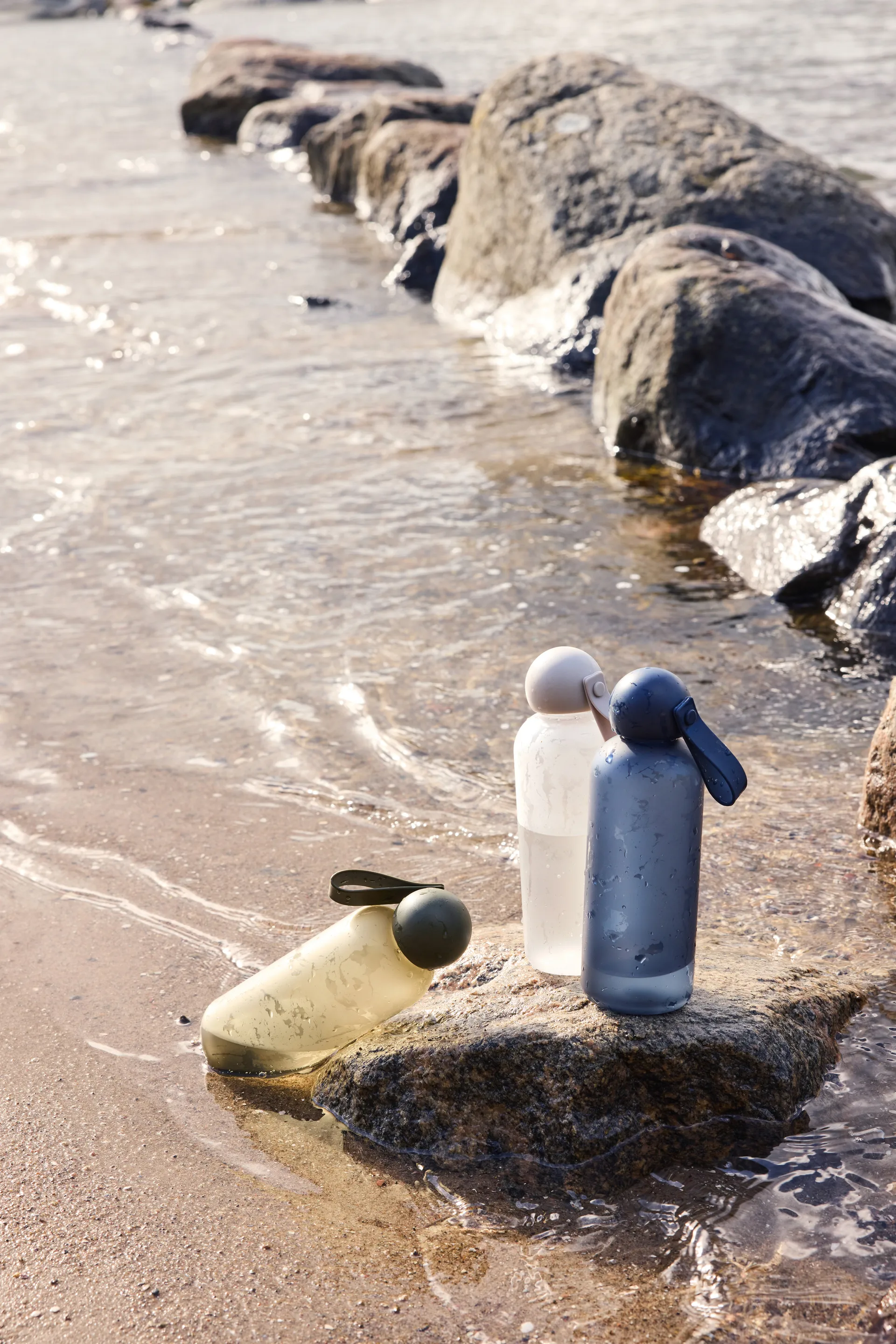 Tom vannflaske 65 cl, Blå Sagaform