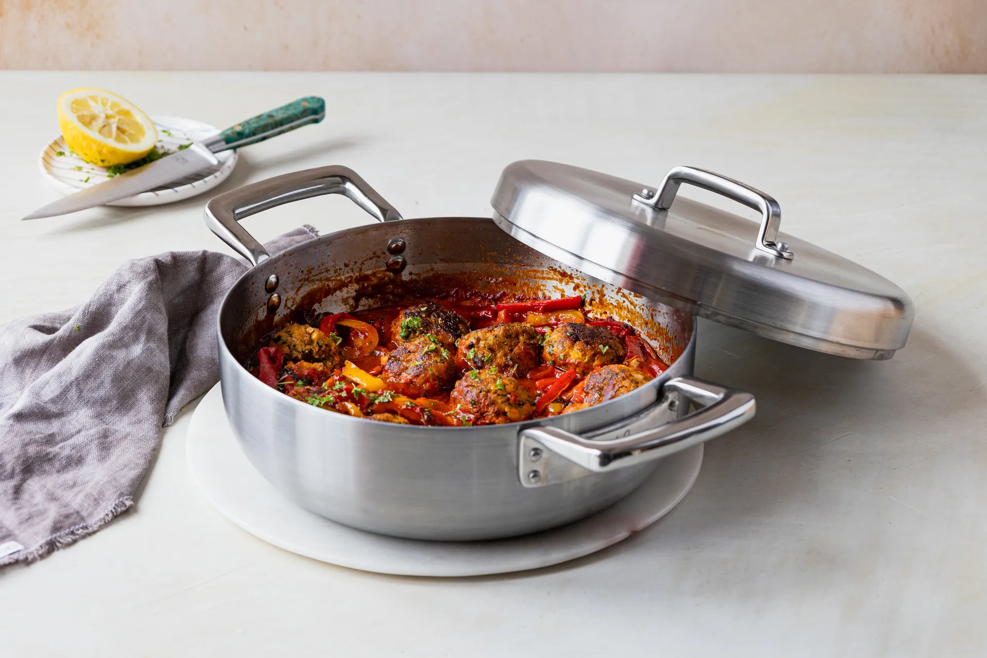 Urban serveringspanne med lokk, Ø28 cm Samuel Groves