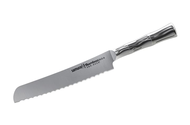 BAMBOO 20 cm Brødkniv, Rustfritt stål Samura