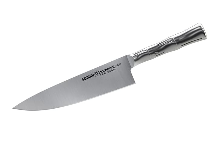 Bambus kokkekniv 20 cm, Rustfritt stål Samura