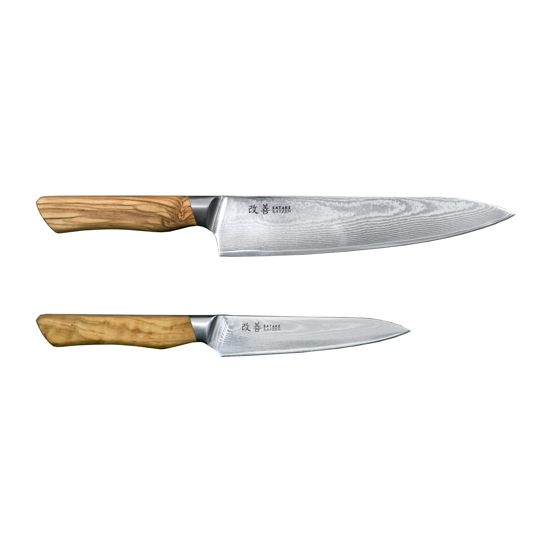 Kaizen knivsett Gyoto 18 cm & Petty 12 cm, 2 deler Satake