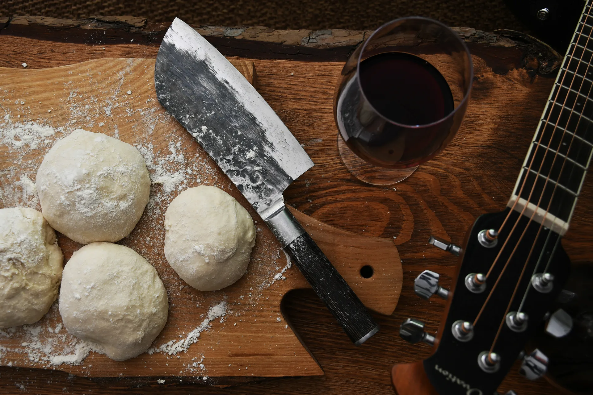 Kuro mori med saia/etui, 19,5 cm Satake