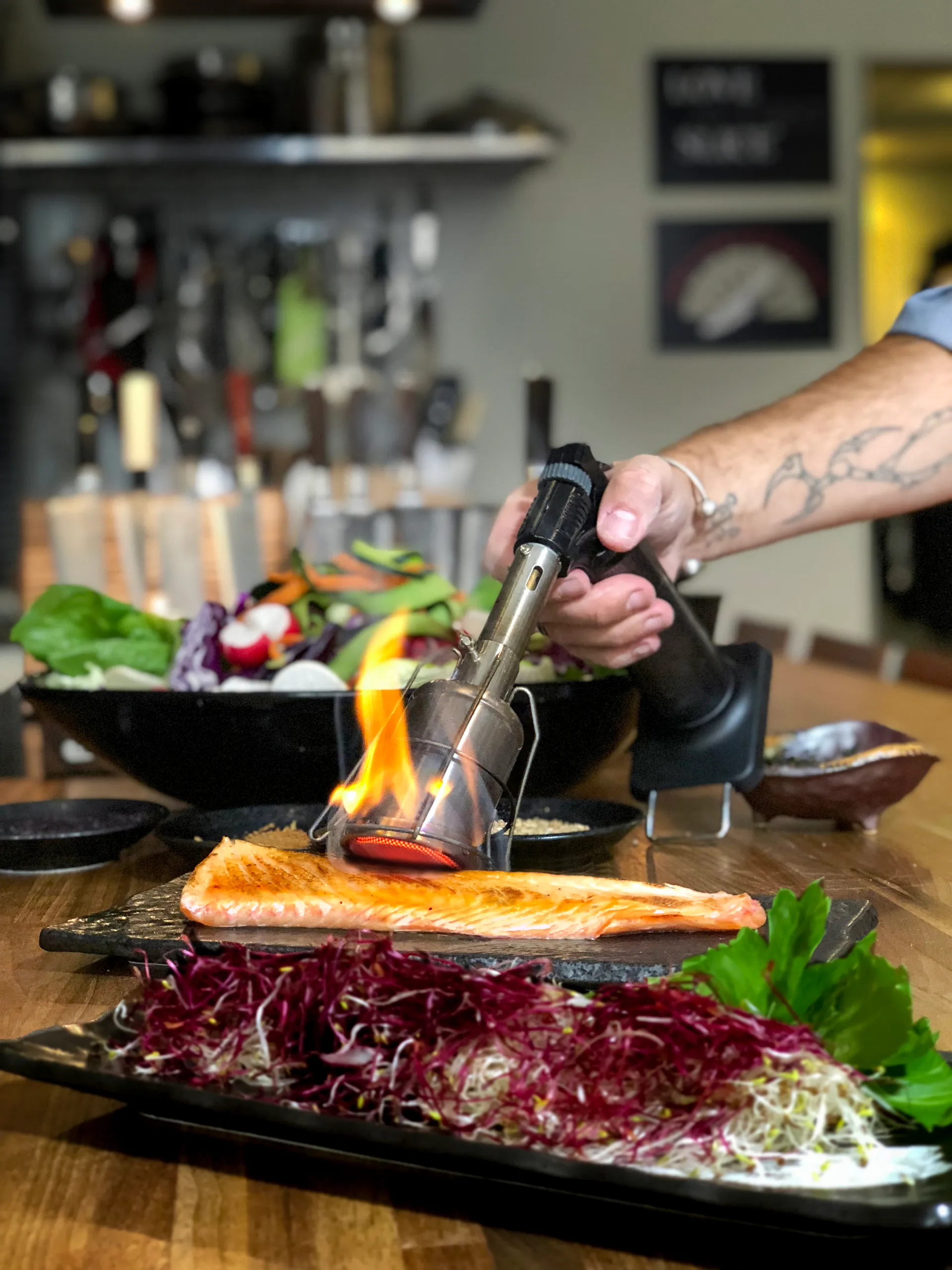 Satake Flame Master proffbrenner, Sort Satake