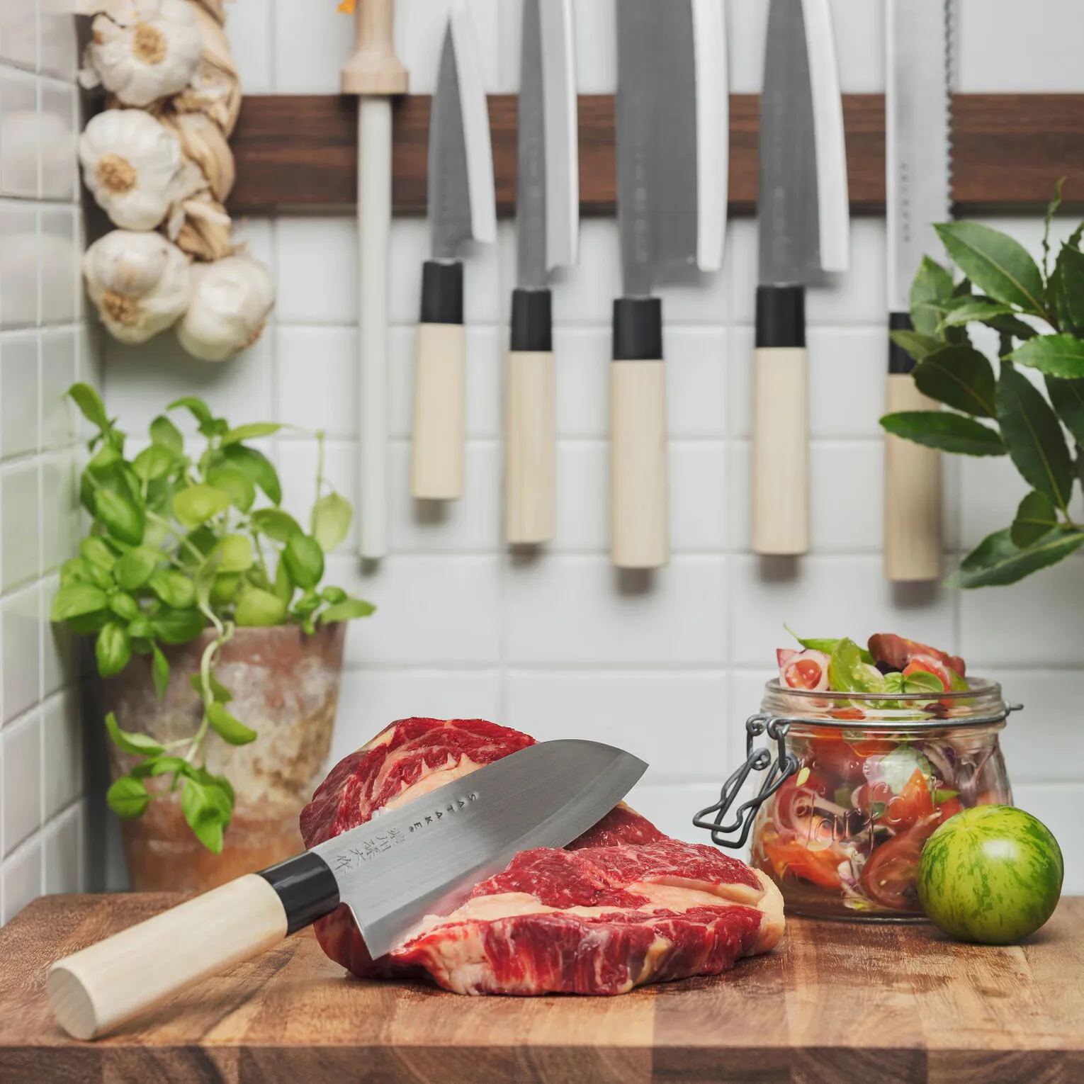 Satake Houcho kokkekniv, 17 cm Satake