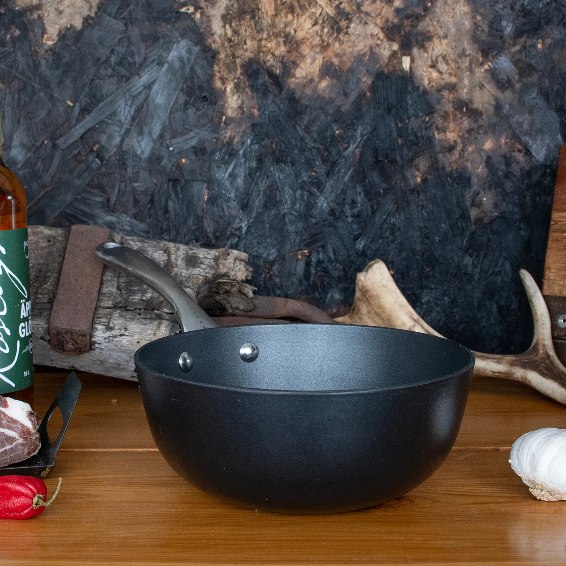 Satake kasserolle sauté med glasslokk 2-deler, 2 l Satake