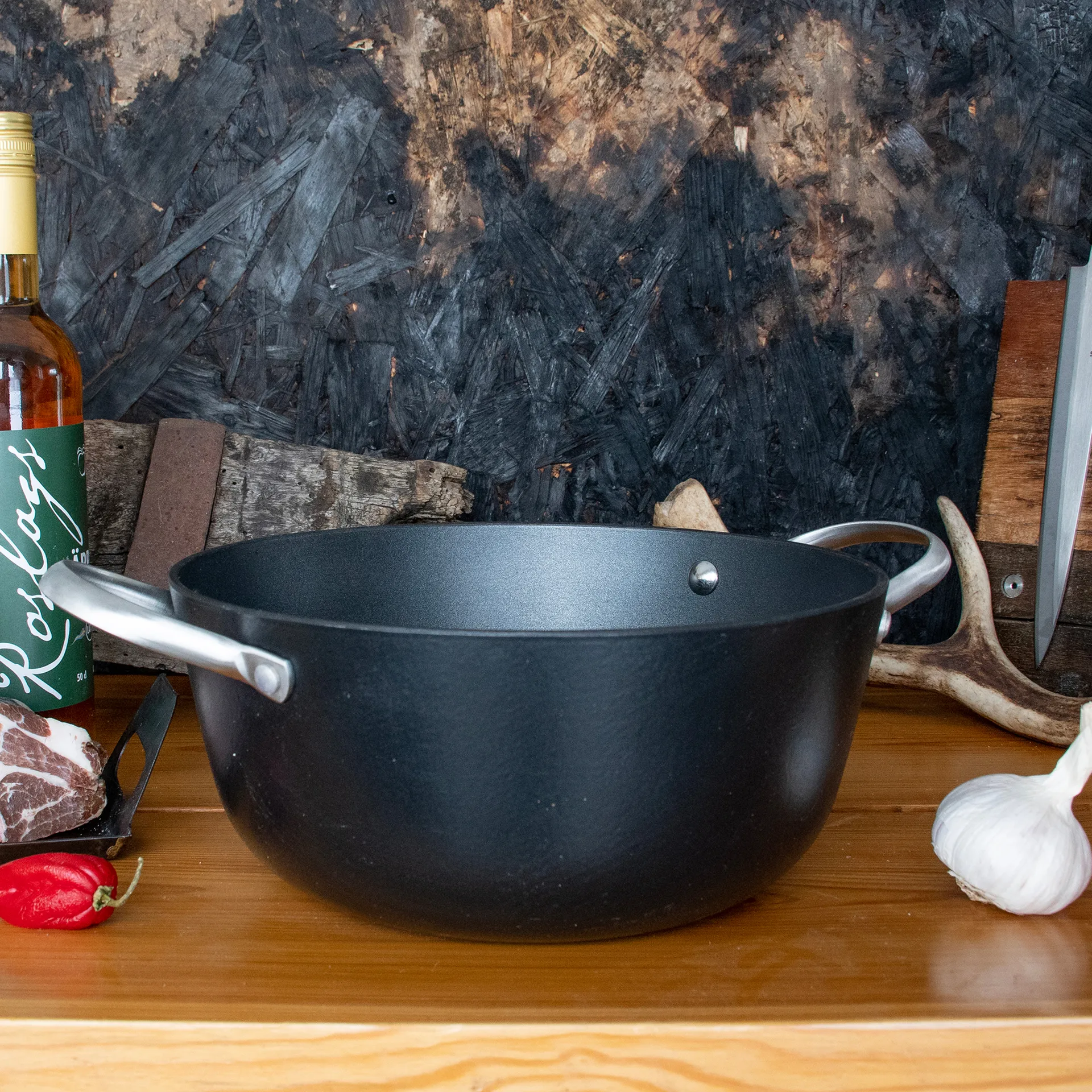 Satake kasserolle sauté med glasslokk 2-deler, 4 l Satake