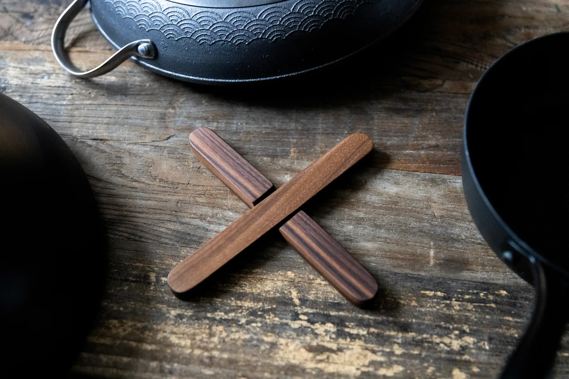 Satake magnetisk gryteunderlag, Valnøtt Satake