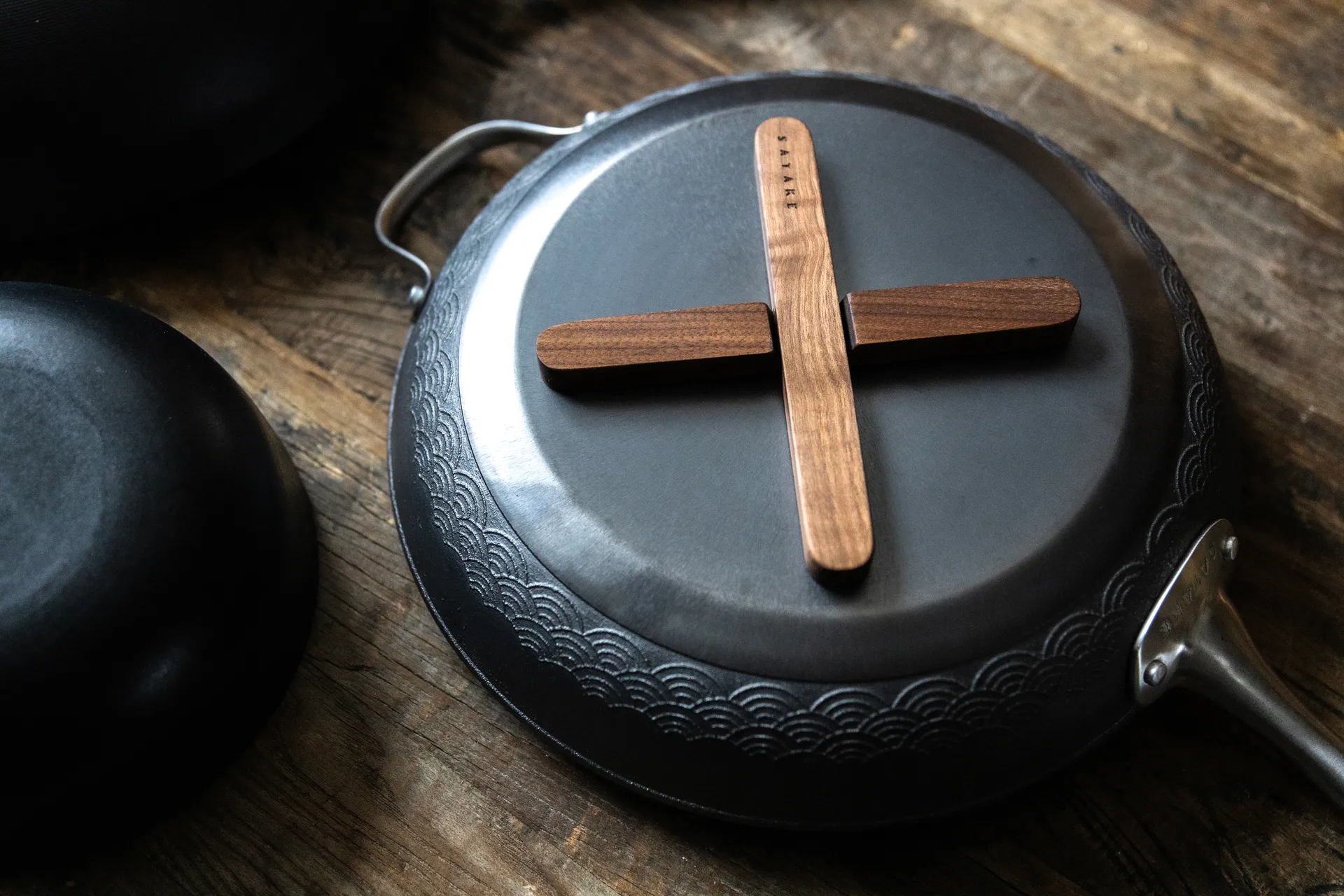 Satake magnetisk gryteunderlag, Valnøtt Satake