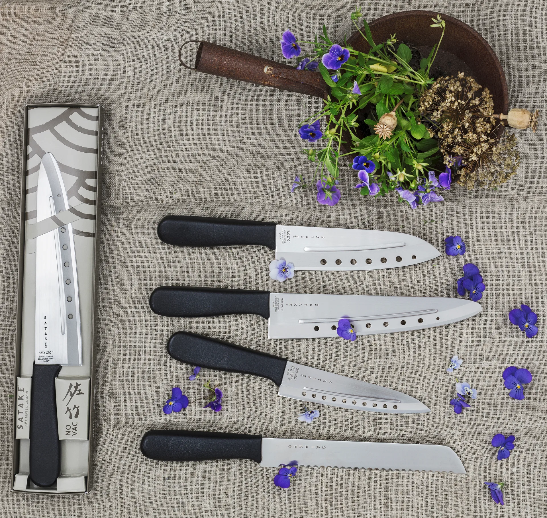 Satake No Vac kjøttkniv, 21 cm Satake