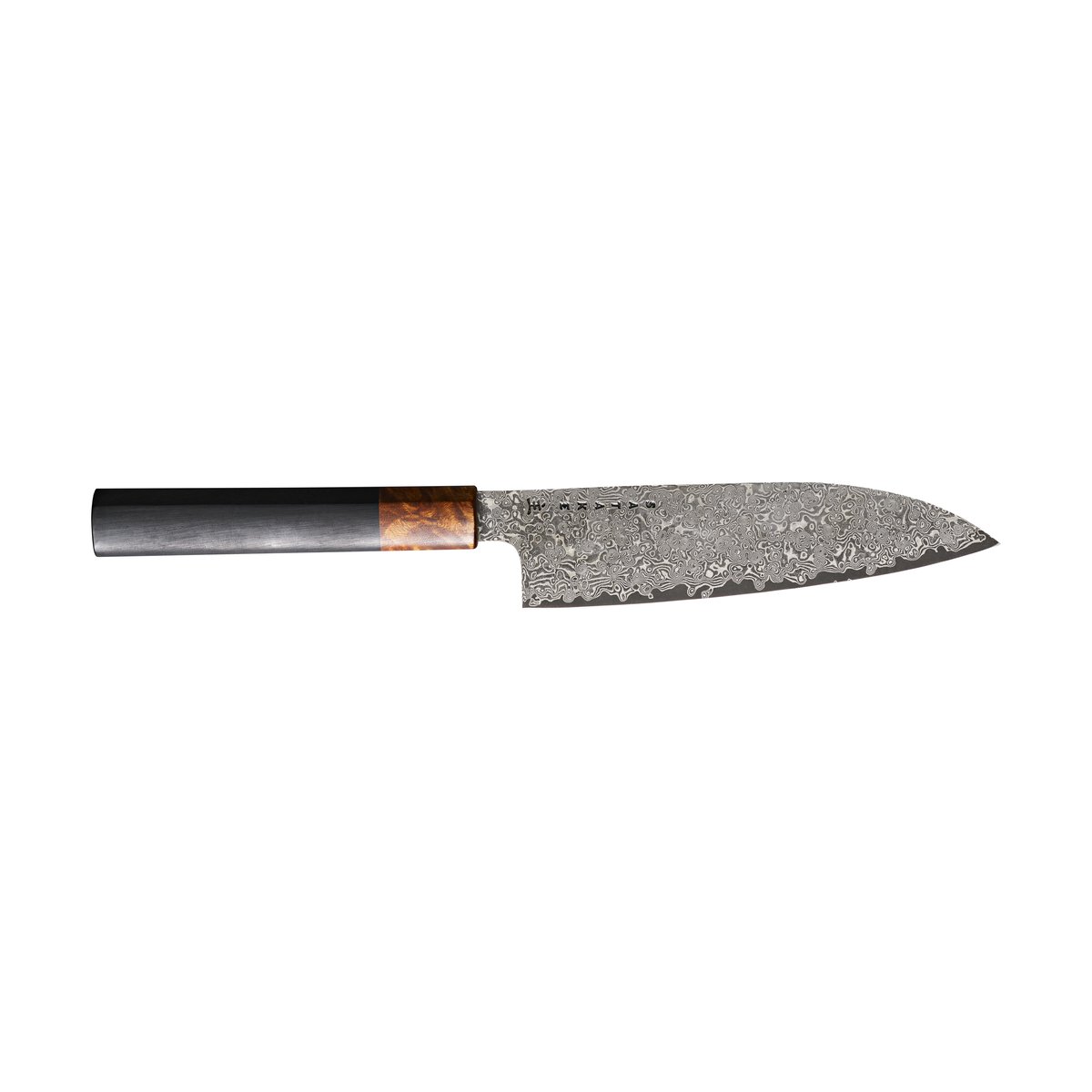 Satake OMO Santoku kniv 17 cm | Skandinavisk Design | Santokukniver | Brun