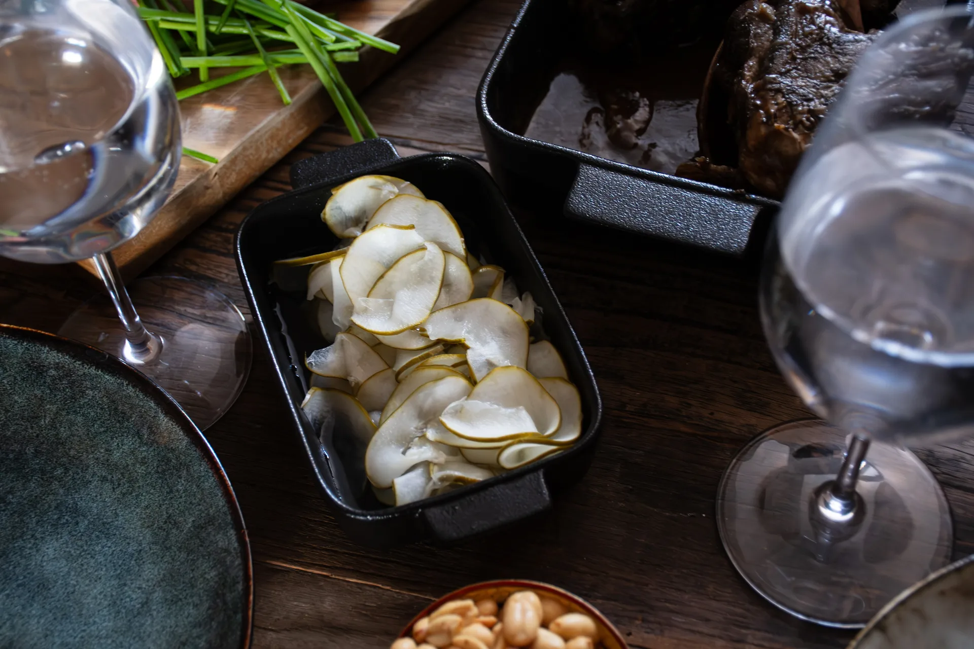 Satake ovnsform porselen svart 2-pk, 19 cm Satake