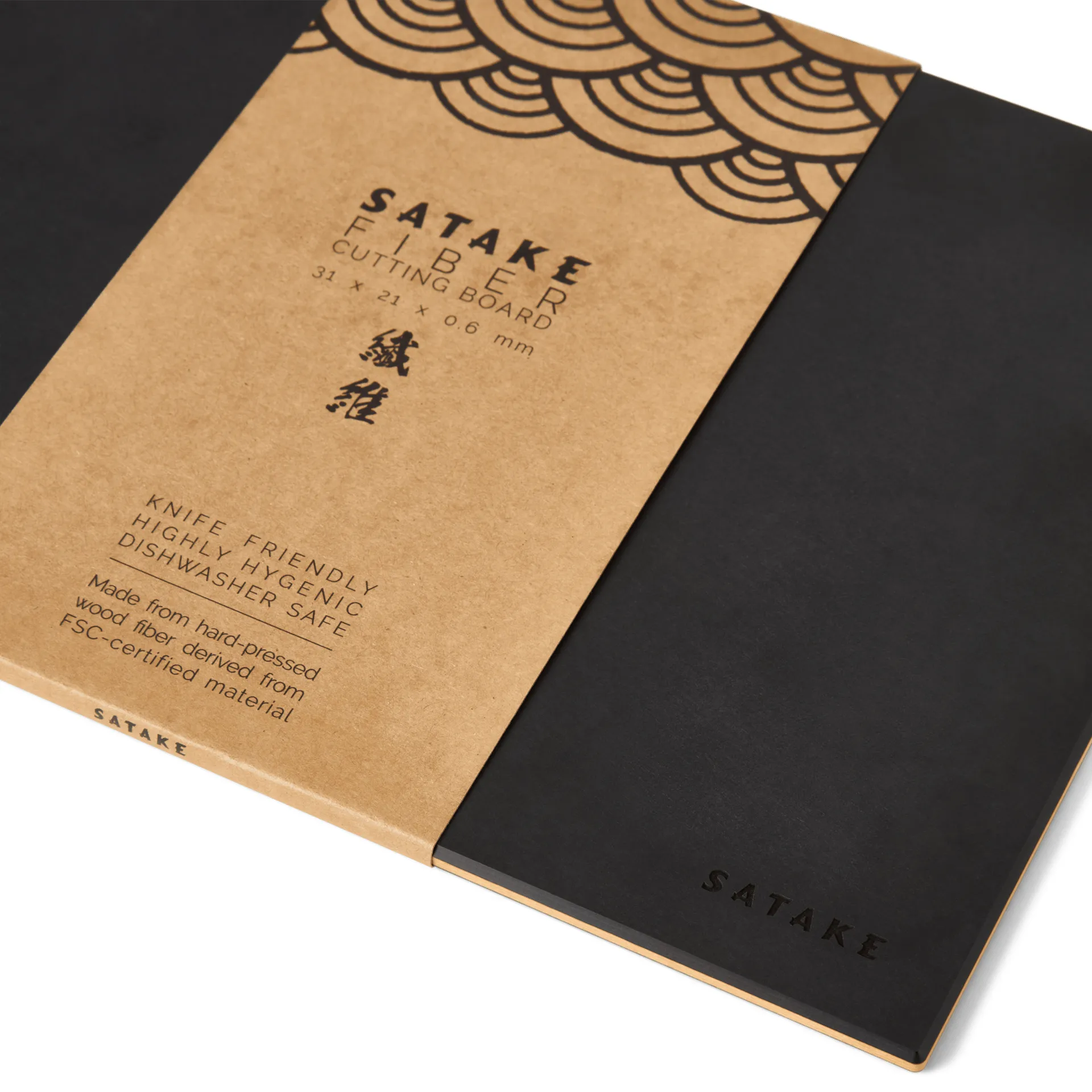Satake skjærebrett tre og papir, 31x21,5x0,6 cm Satake