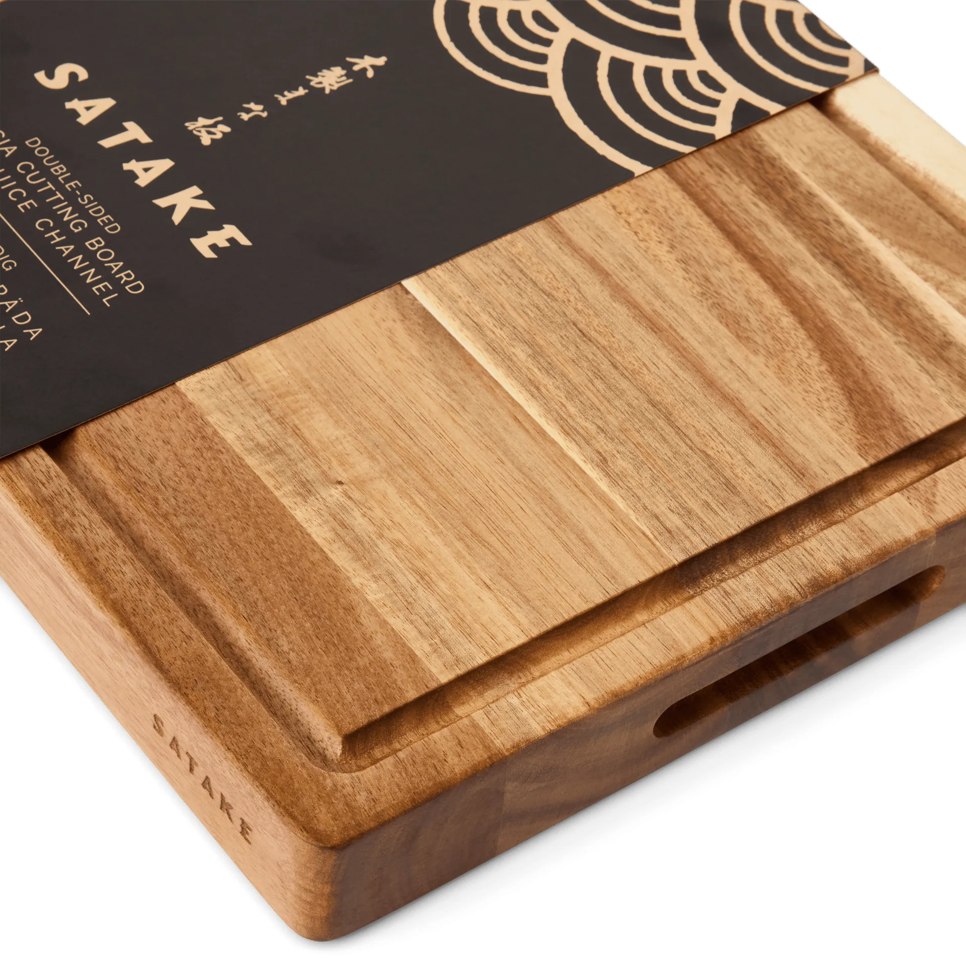 Satake skjærefjøl, Akasie, oljet, 43,2x27,9x3,8 cm Satake