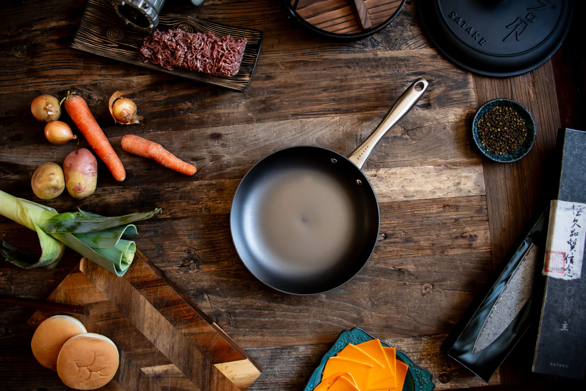 Satake stekepanne nitriding, 24 cm Satake