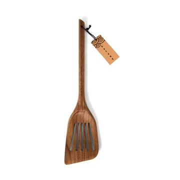 Satake stekespade 33,5 cm - Valnøtt, hullmønstret - Satake