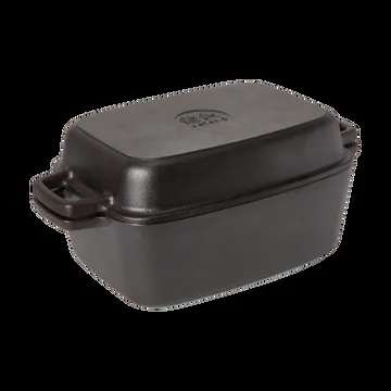 Satake støpejernsgryte rektangulær - 30x22,5cm - Satake