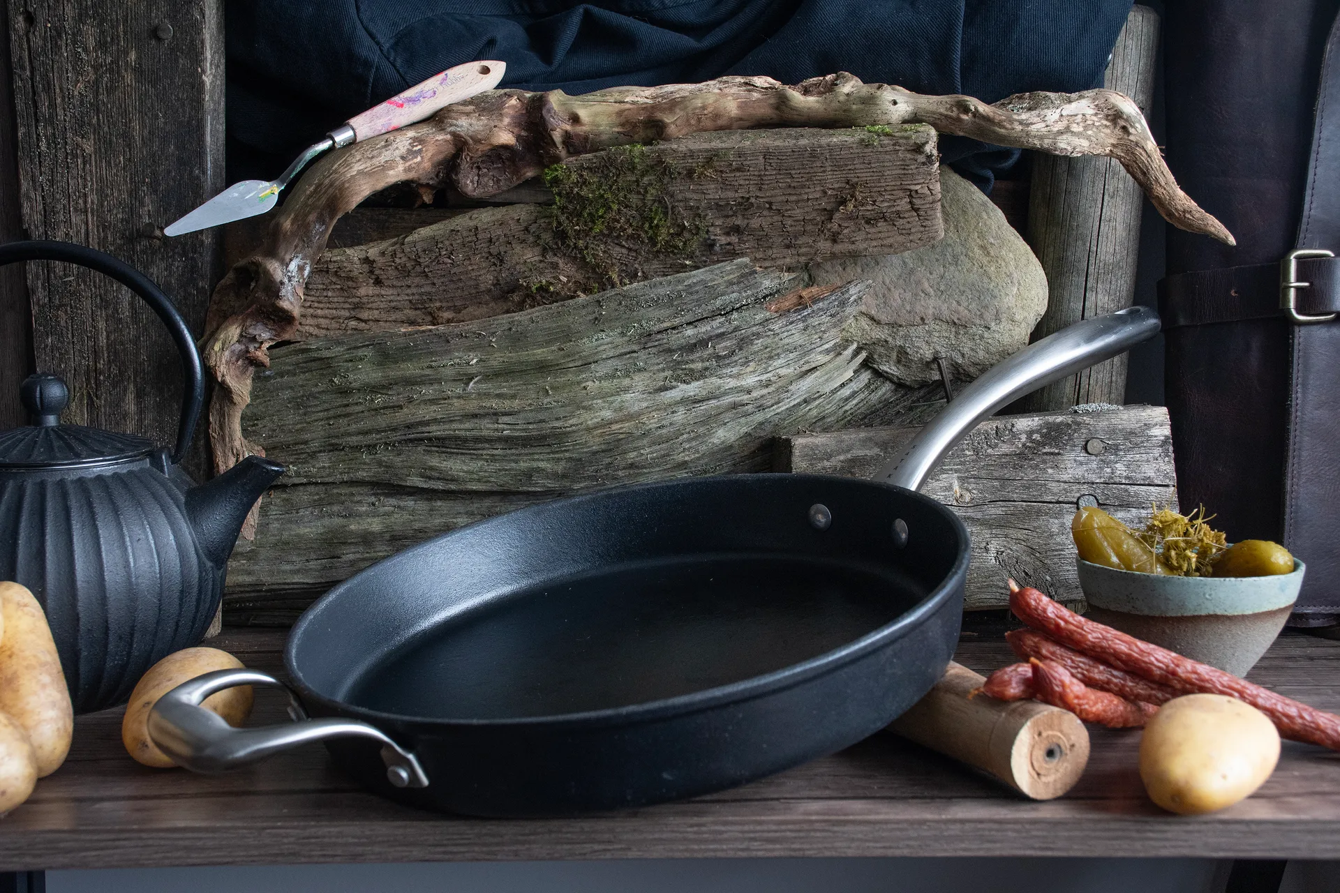 Satake støpejernspanne, 29 cm Satake