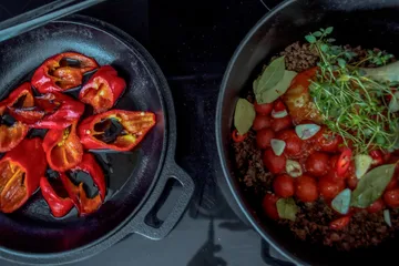 Støpejernsgryte med stekelokk - Ø26 cm - Satake