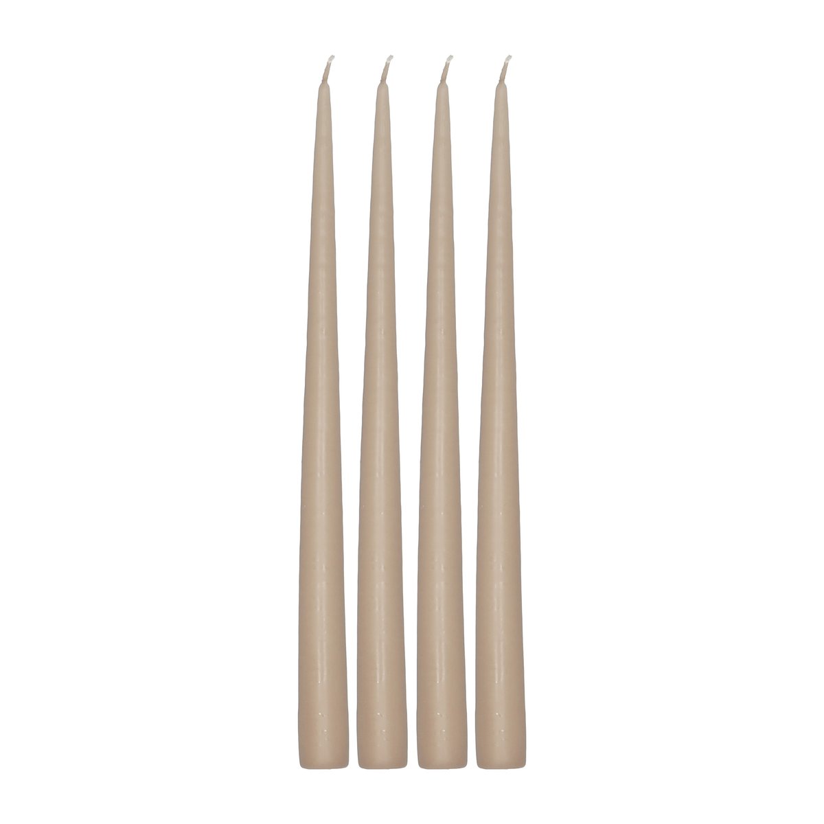 Scandi Essentials Atmosphere antikklys 4-pakning 32 cm Sand