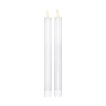 Bright LED-lys 25 cm 2-pakning - Hvit - Scandi Essentials