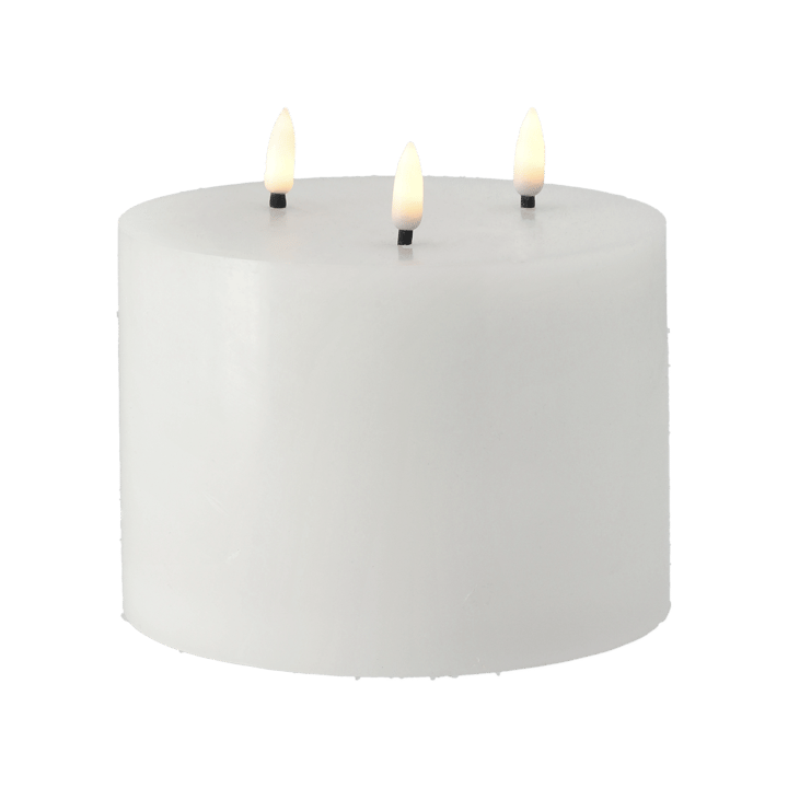 Bright Melt blokklys LED 3 veker 13 cm, Hvit Scandi Essentials