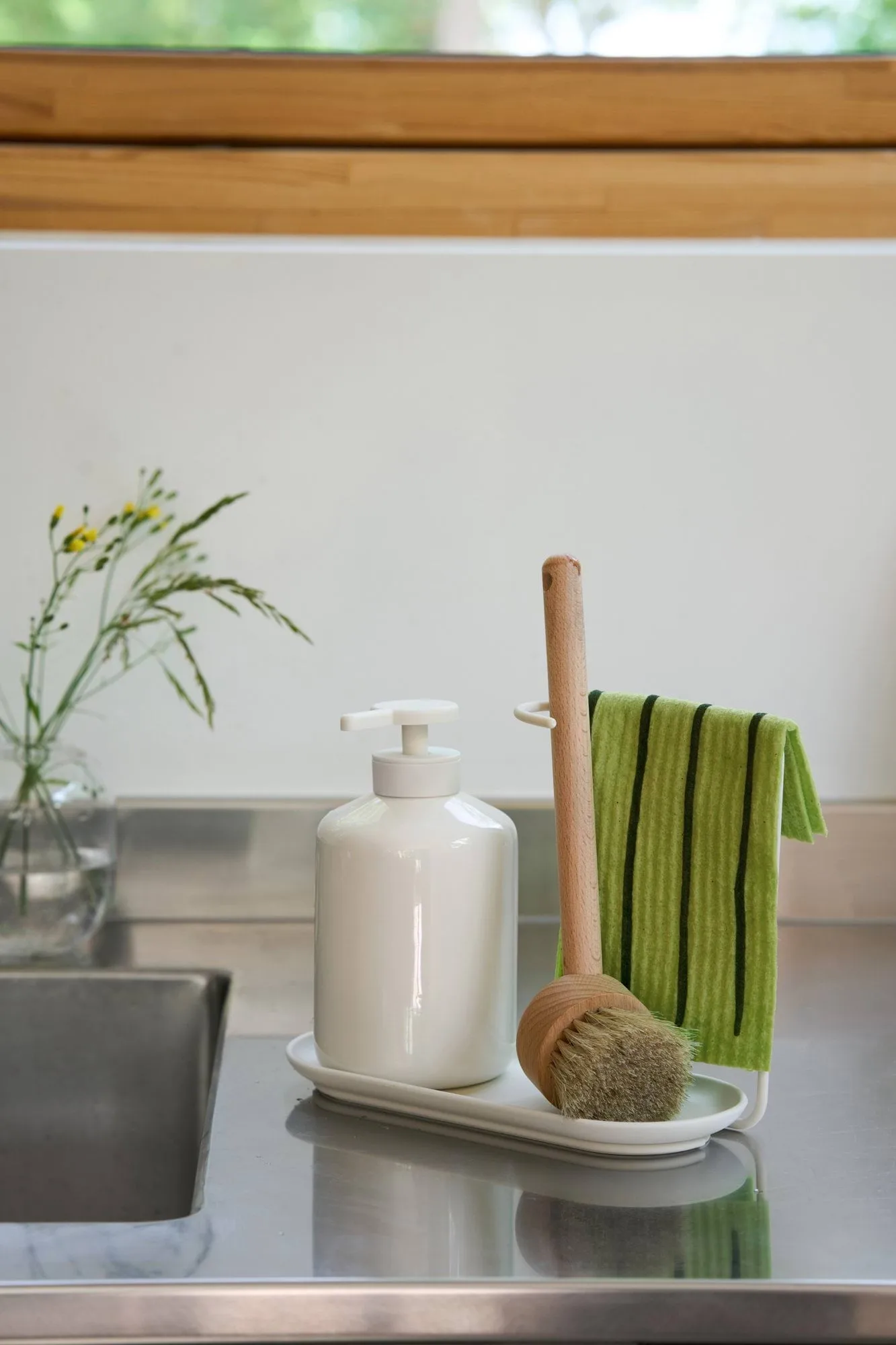 Daily oppvaskklut med mønster, Grønn, 3-pakning Scandi Essentials