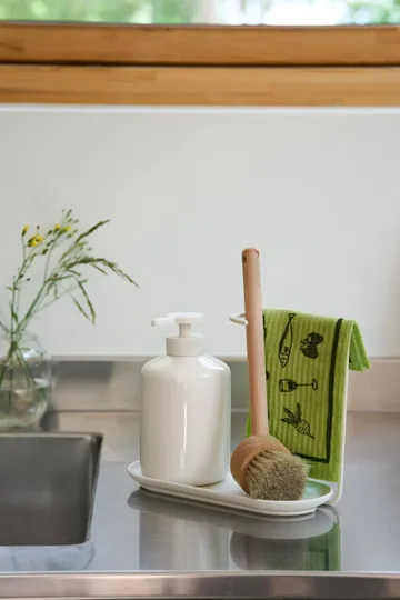 Daily oppvaskklut med mønster - Grønn, 3-pakning - Scandi Essentials