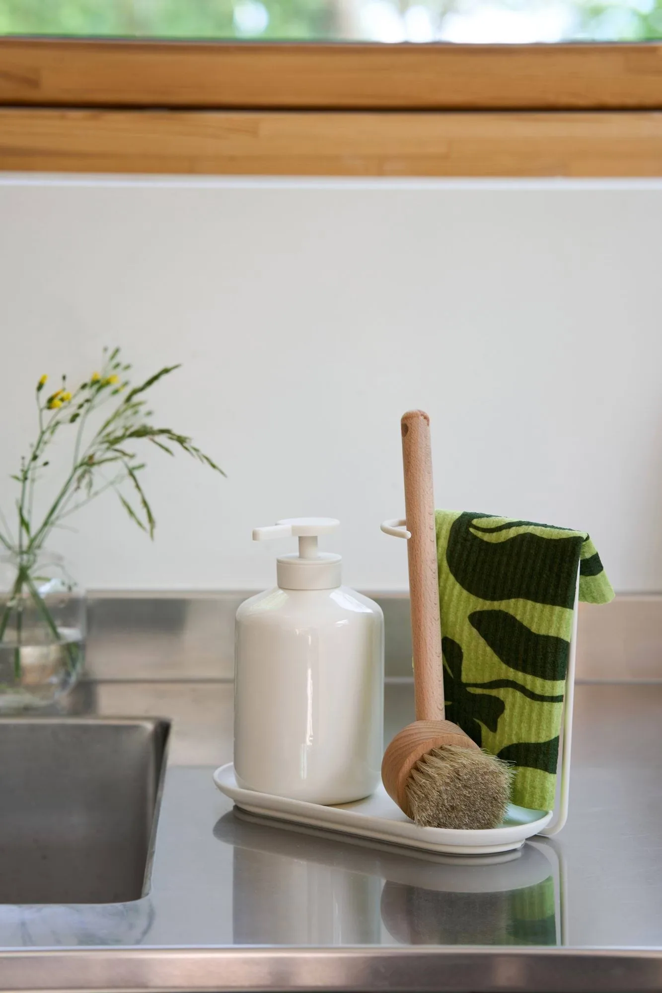 Daily oppvaskklut med mønster, Grønn, 3-pakning Scandi Essentials
