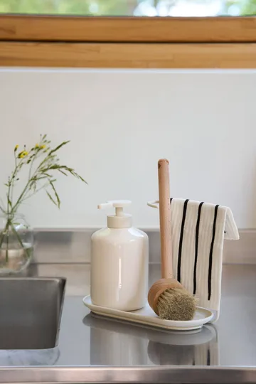 Daily oppvaskklut med mønster - Hvit, 3-pakning - Scandi Essentials