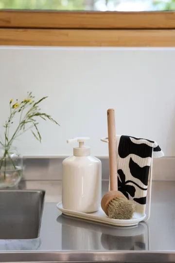 Daily oppvaskklut med mønster - Hvit, 3-pakning - Scandi Essentials