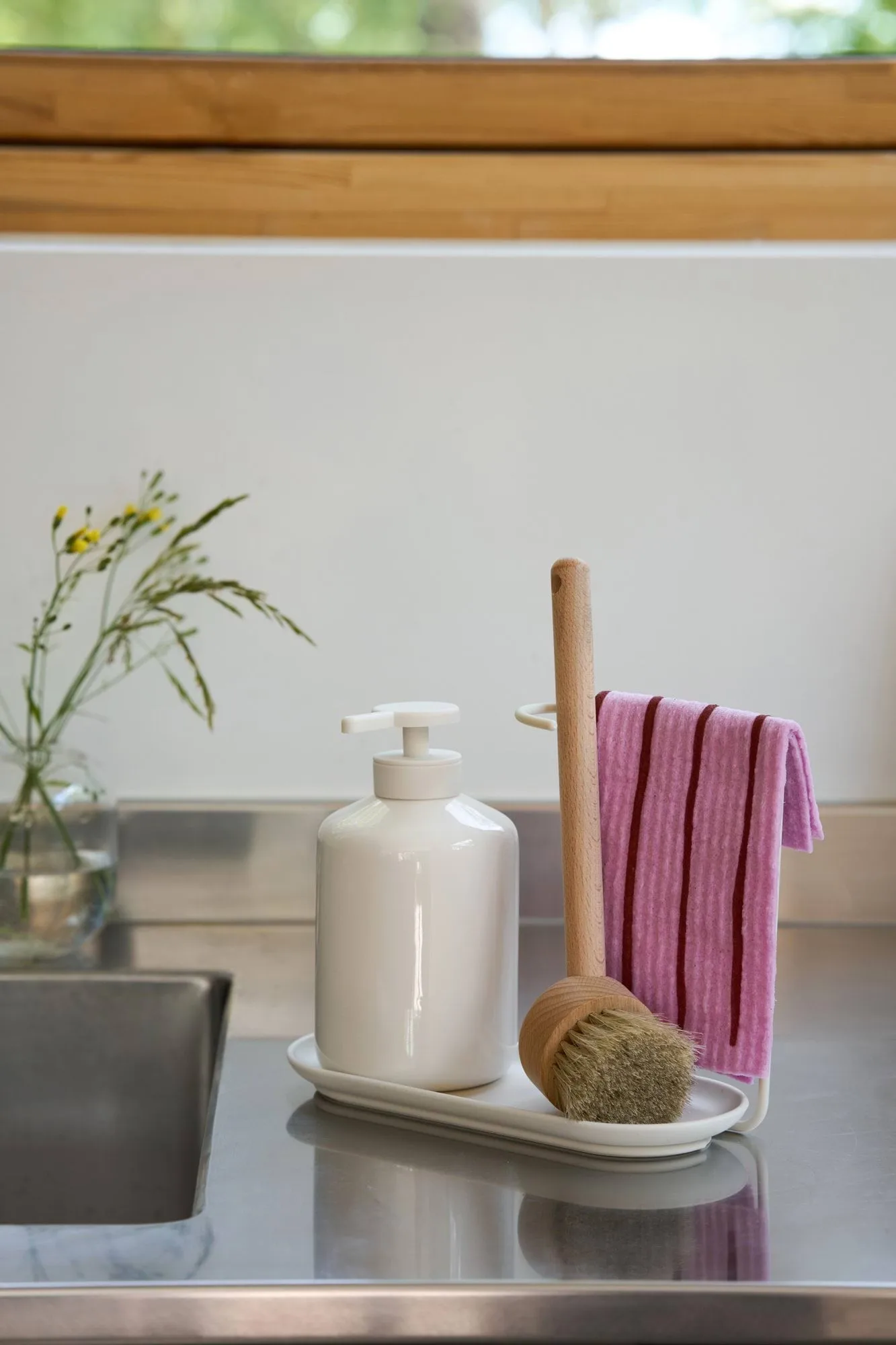 Daily oppvaskklut med mønster, Rosa, 3-pakning Scandi Essentials