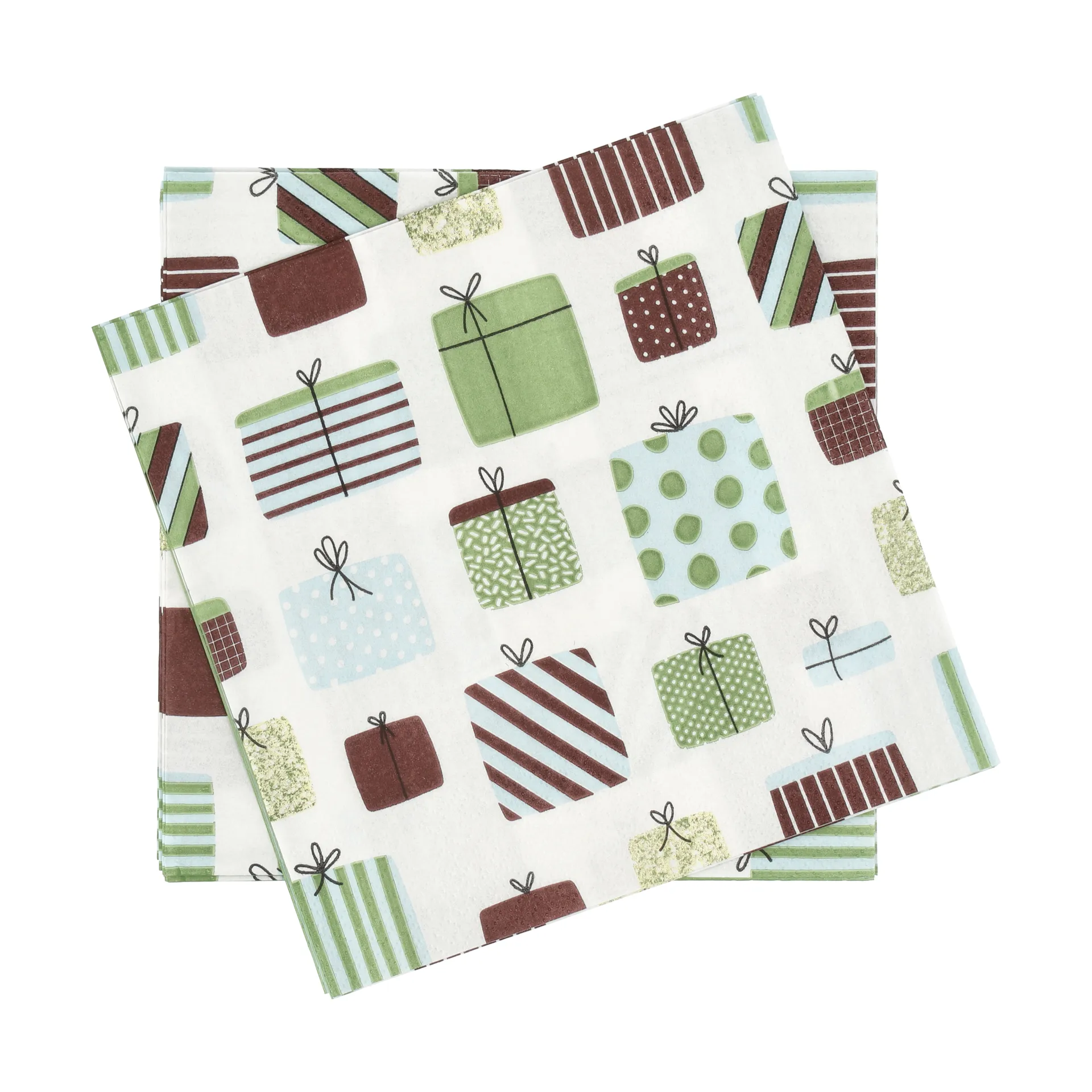 Gavepapirserviett, Multi, 20-pakning, 33x33 cm Scandi Essentials