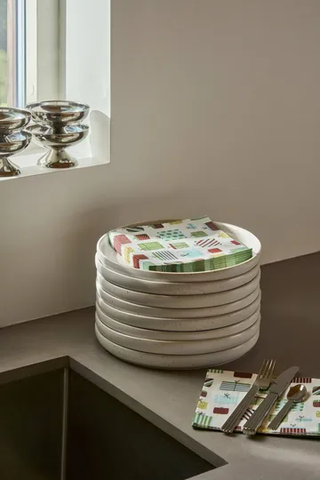 Gavepapirserviett - Multi, 20-pakning, 33x33 cm - Scandi Essentials