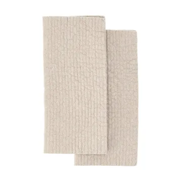 Rinse oppvaskklut - Beige, 2-pakning - Scandi Essentials