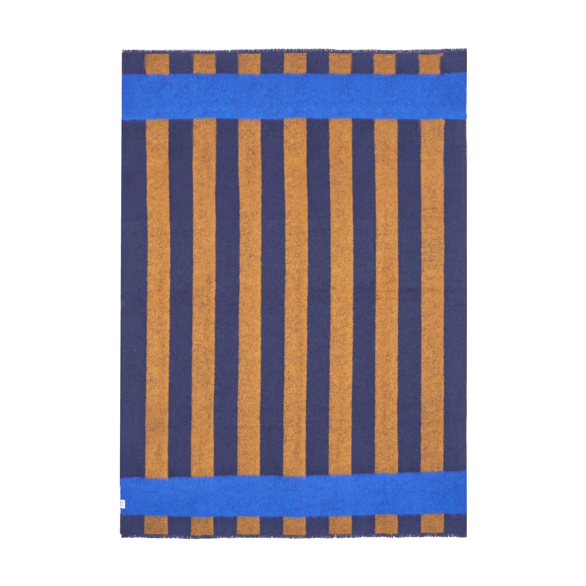 Aisles ullpledd 130x180 cm, Blå Scandi Living