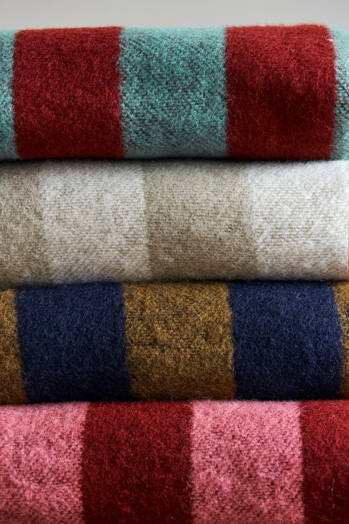 Aisles ullpledd 130x180 cm, Blå Scandi Living