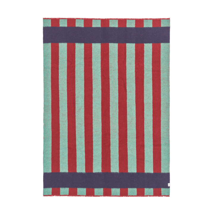 Aisles ullpledd 130x180 cm - Grønn - Scandi Living