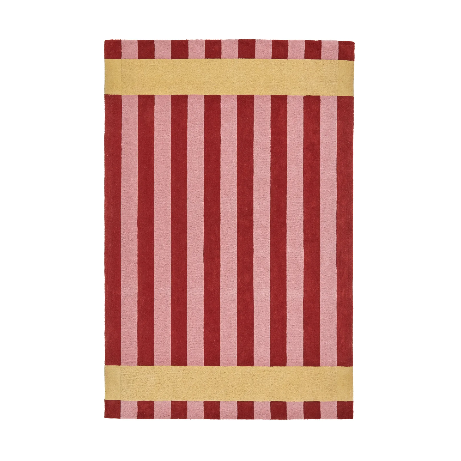 Aisles ullteppe, Rød, 170x240 cm Scandi Living
