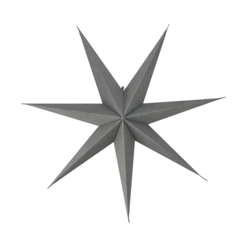 Bare adventsstjerne blågrå - 80 cm - Scandi Living