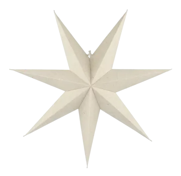 Bare adventsstjerne hvit - 60 cm - Scandi Living