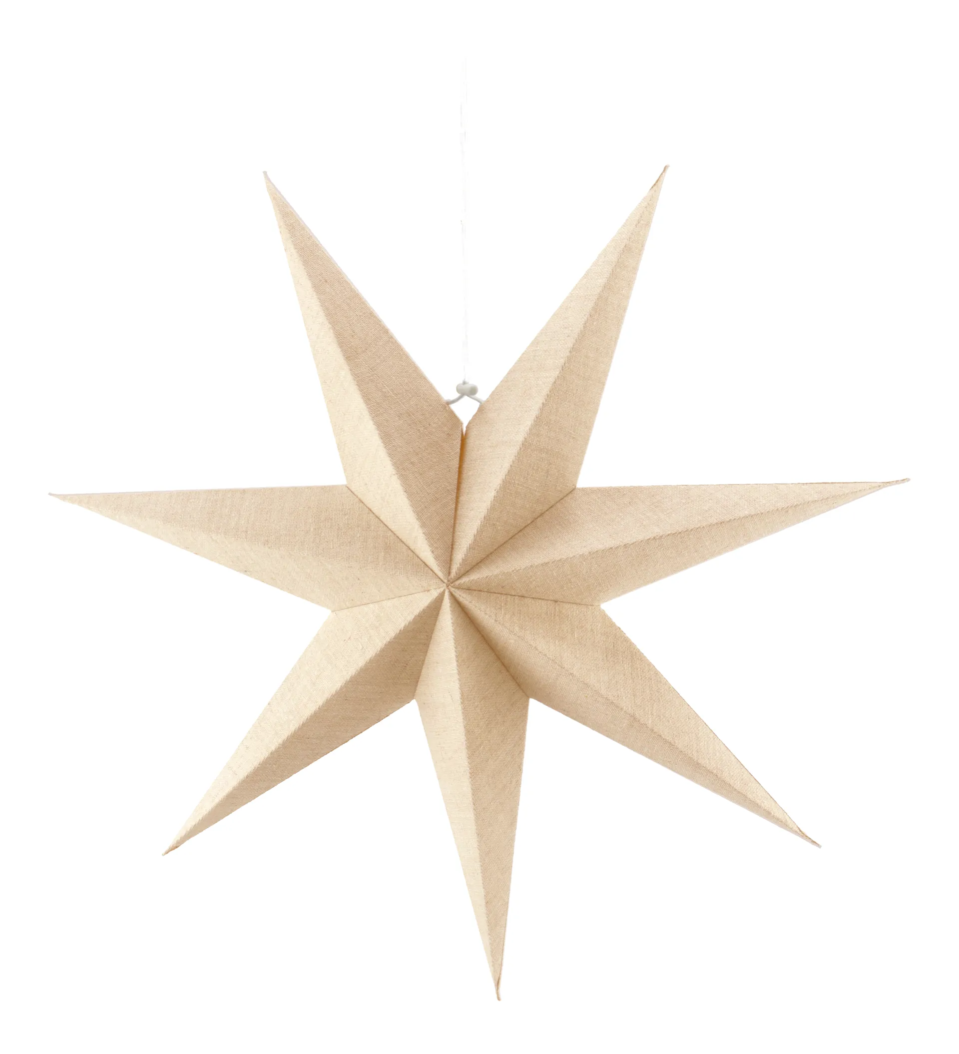 Bare adventsstjerne natur, 60 cm Scandi Living