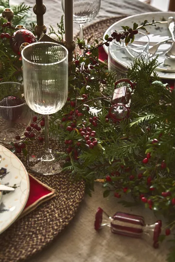 Bonbons julekule 6-pk - Rød - Scandi Living