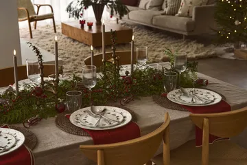 Bonbons julekule 6-pk - Rød - Scandi Living