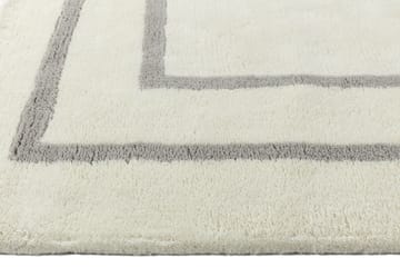Borders ullteppe - Hvit-grå 170x240 cm - Scandi Living