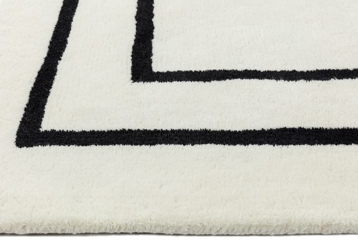 Borders ullteppe, Hvit-svart 200x300 cm Scandi Living