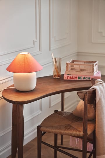 Boulder bordlampe 29 cm beige-peach - undefined - Scandi Living