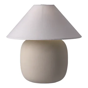 Boulder bordlampe 29 cm beige-white - Scandi Living