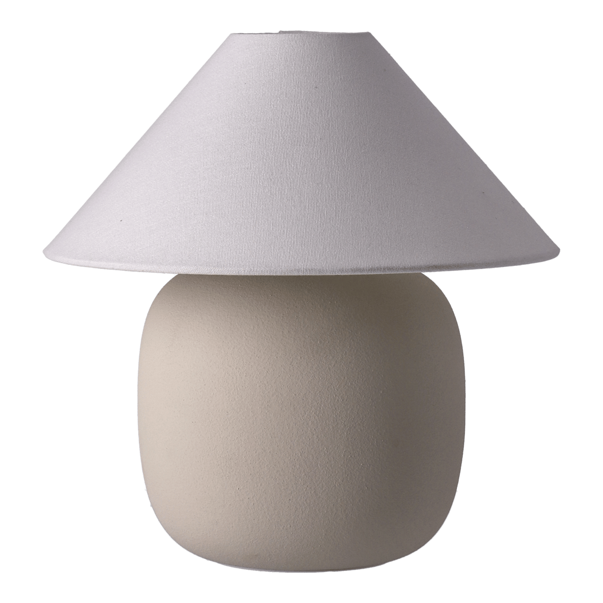 Scandi Living Boulder bordlampe 29 cm beige-white
