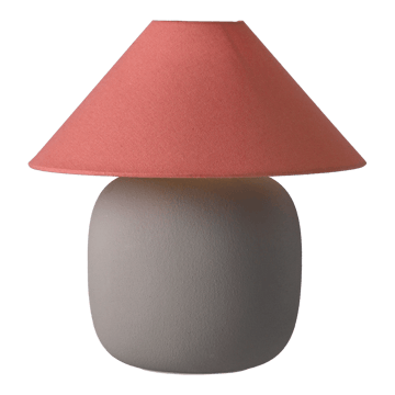 Boulder bordlampe 29 cm grey-peach - undefined - Scandi Living