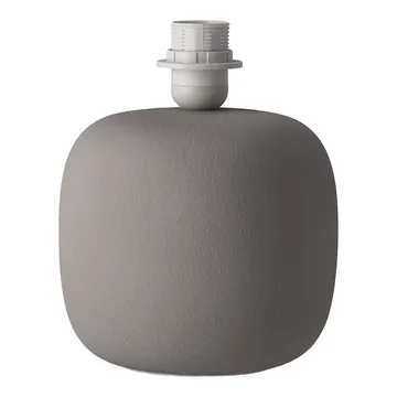 Boulder bordlampe 29 cm grey-pleated white - Scandi Living
